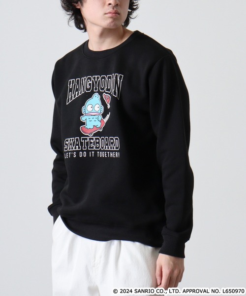 sanrio(サンリオ)の「サンリオキャラクターズ裏起毛トレーナー(スウェット・レディース・ブラック系1/ネイビー系1/レッド/ブラック系/チャコール/ネイビー/オートミール/ダークグリーン系/ブルー/ネイビー系2/アイボリー系/杢グレー/オフホワイト/ネイビー系/サックスブルー/アーミー/グレイッシュベージュ/ブラック・L/LL/M)」の20枚目の写真