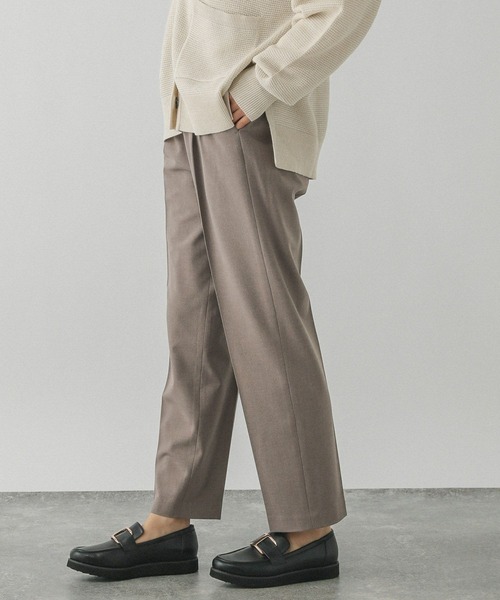 GLOBAL WORK(グローバルワーク)の「ウツクシルエットテーパードパンツTall/200729(その他パンツ・レディース・ベージュ/モカ/イエロー/ミント/ネイビー/ブラック/グレイッシュベージュ/アイボリー/ブルー・LARGE/X-LARGE/SMALL/MEDIUM)」の22枚目の写真