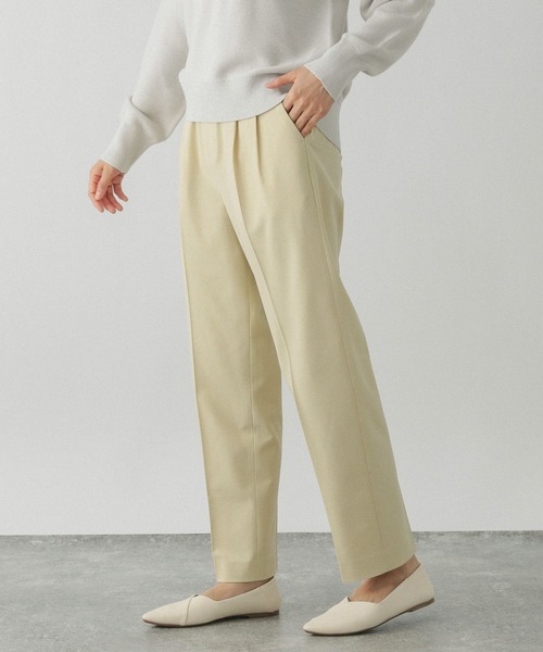 GLOBAL WORK(グローバルワーク)の「ウツクシルエットテーパードパンツTall/200729(その他パンツ・レディース・ベージュ/モカ/イエロー/ミント/ネイビー/ブラック/グレイッシュベージュ/アイボリー/ブルー・LARGE/X-LARGE/SMALL/MEDIUM)」の19枚目の写真