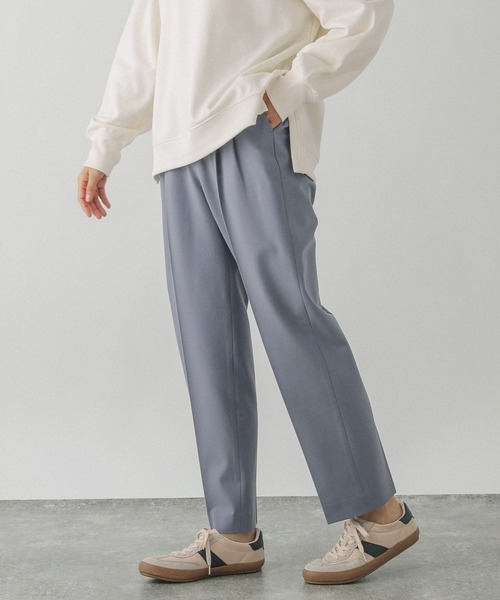 GLOBAL WORK(グローバルワーク)の「ウツクシルエットテーパードパンツTall/200729(その他パンツ・レディース・ベージュ/モカ/イエロー/ミント/ネイビー/ブラック/グレイッシュベージュ/アイボリー/ブルー・LARGE/X-LARGE/SMALL/MEDIUM)」の13枚目の写真