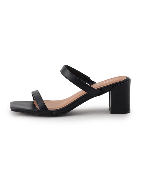 DRESSTERIOR（ドレステリア）の「スキニーストラップサンダル（サンダル・レディース・ダークブラウン/ブラック・60/70/80）」の4枚目の写真