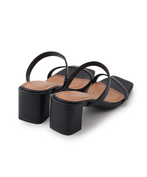 DRESSTERIOR（ドレステリア）の「スキニーストラップサンダル（サンダル・レディース・ダークブラウン/ブラック・60/70/80）」の5枚目の写真