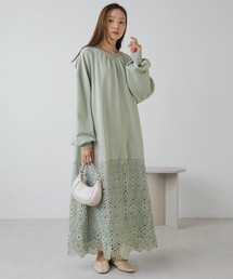 Bab｜バブのワンピース（グリーン・カーキ/緑色系）通販 - ZOZOTOWN