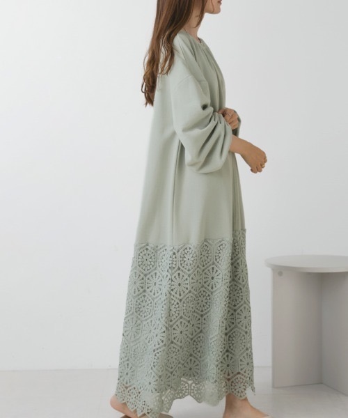 ヘムレーススウェットワンピース（ワンピース）｜Bab（バブ）