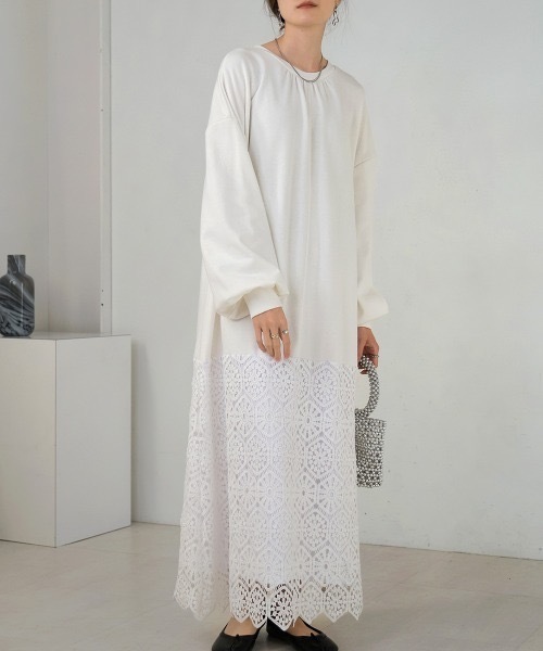 ヘムレーススウェットワンピース（ワンピース）｜Bab（バブ）