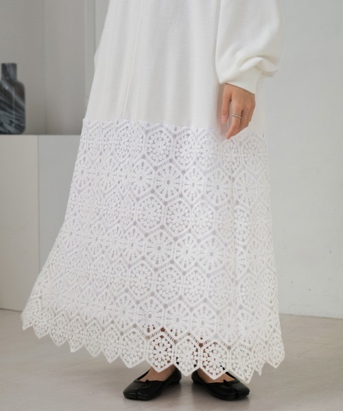 ヘムレーススウェットワンピース（ワンピース）｜Bab（バブ）