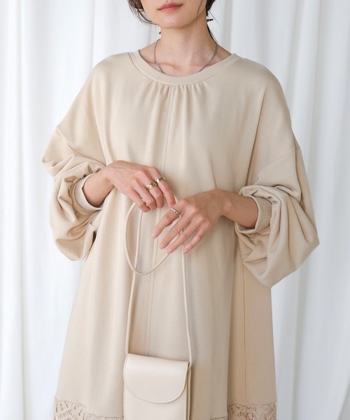 ヘムレーススウェットワンピース（ワンピース）｜Bab（バブ）