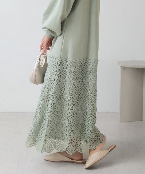 ヘムレーススウェットワンピース（ワンピース）｜Bab（バブ）