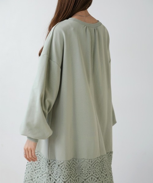 ヘムレーススウェットワンピース（ワンピース）｜Bab（バブ）