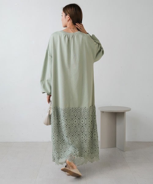 ヘムレーススウェットワンピース（ワンピース）｜Bab（バブ）