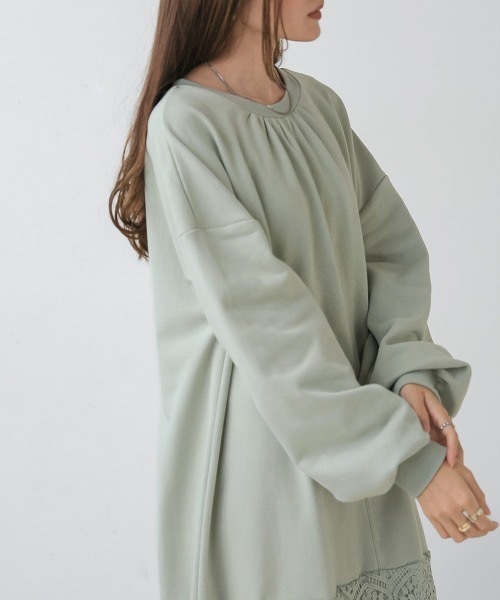 ヘムレーススウェットワンピース（ワンピース）｜Bab（バブ）