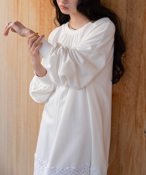 ヘムレーススウェットワンピース（ワンピース）｜Bab（バブ）