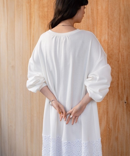 ヘムレーススウェットワンピース（ワンピース）｜Bab（バブ）