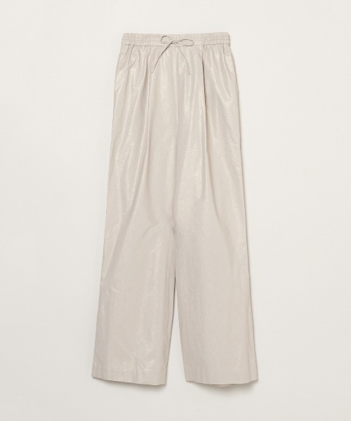 three dots(スリードッツ)の「グロッシー ツイルパンツ(その他パンツ・レディース・ベージュ/ネイビー・X-SMALL/SMALL/MEDIUM)」の14枚目の写真