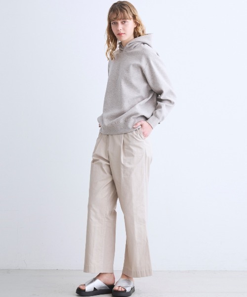 three dots(スリードッツ)の「グロッシー ツイルパンツ(その他パンツ・レディース・ベージュ/ネイビー・X-SMALL/SMALL/MEDIUM)」の9枚目の写真