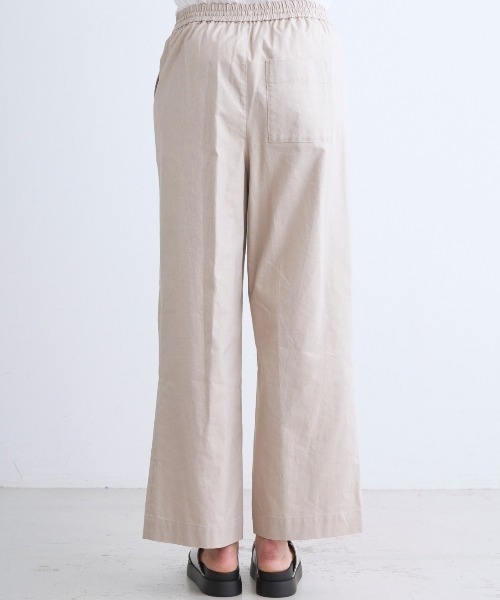 three dots(スリードッツ)の「グロッシー ツイルパンツ(その他パンツ・レディース・ベージュ/ネイビー・X-SMALL/SMALL/MEDIUM)」の13枚目の写真
