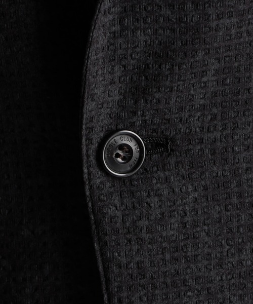 NICOLE CLUB FOR MEN(ニコルクラブフォーメン)の「3Dメッシュ ナローラペルデザインジャケット(セットアップ・メンズ・ブラック系/グレー系/その他・LARGE/MEDIUM/X-LARGE)」の14枚目の写真