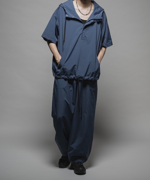 CASPER JOHN（キャスパージョン）の「Bubble tech high tapered pants/バブルテックハイテーパードパンツ（その他パンツ・メンズ・ブラック/ブルー・X-SMALL/SMALL/MEDIUM/LARGE）」の16枚目の写真