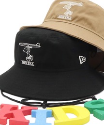 NEW ERA | ニューエラキッズ アドベンチャーハット サンシェード PEANUTSスヌーピーコラボ(ハット)