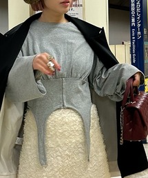 Alley Tokyo | コルセット裾ぴろんロンT(Tシャツ/カットソー)