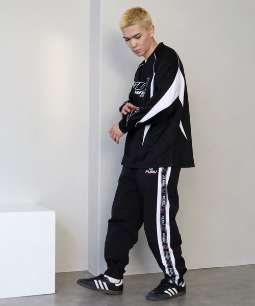 FUBU（ フブ）の「【FUBU/フブ】Track Pants/サイドロゴライン ナイロントラックパンツ（その他パンツ・メンズ・ブラック/ホワイト・L/XL/XXL/M）」の21枚目の写真