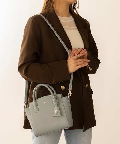 U.S. POLO ASSN.(ユーエスポロアッスン)の「【U.S. POLO ASSN.】≪別注≫Double Handle Traveler's Tote / ダブルハンドルトラベラーズトート(ショルダーバッグ・レディース・ブラック/サックスブルー/グレー/ダークブラウン・FREE)」の17枚目の写真