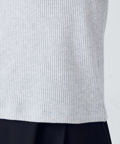 COMME CA ISM(コムサイズム)の「【アンサンブル対応】クロップド丈 リブTシャツ(Tシャツ/カットソー・レディース・アイボリー/マスタード/チャコール/ライトグレー・MEDIUM/LARGE)」の20枚目の写真