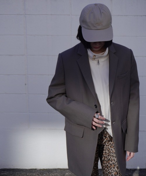 G.V.G.V.（ジーヴィージーヴィー）の「D-RING SINGLE BREASTED JACKET（テーラードジャケット・レディース・モカ・ONE SIZE）」の2枚目の写真