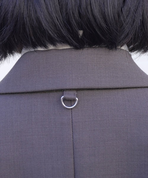 G.V.G.V.（ジーヴィージーヴィー）の「D-RING SINGLE BREASTED JACKET（テーラードジャケット・レディース・モカ・ONE SIZE）」の10枚目の写真