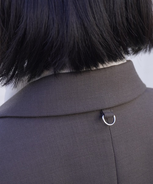 G.V.G.V.（ジーヴィージーヴィー）の「D-RING SINGLE BREASTED JACKET（テーラードジャケット・レディース・モカ・ONE SIZE）」の9枚目の写真