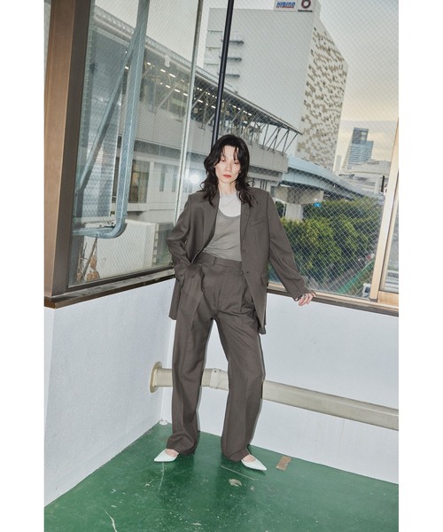 G.V.G.V.（ジーヴィージーヴィー）の「D-RING SINGLE BREASTED JACKET（テーラードジャケット・レディース・モカ・ONE SIZE）」の14枚目の写真