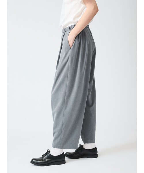 mizuiroind（ミズイロインド）の「mizuiro ind ラップライクワイドパンツ（その他パンツ・レディース・グレー/ブラック/グリーン/サンドベージュ/グレー系その他/グレー系その他2・FREE）」の19枚目の写真