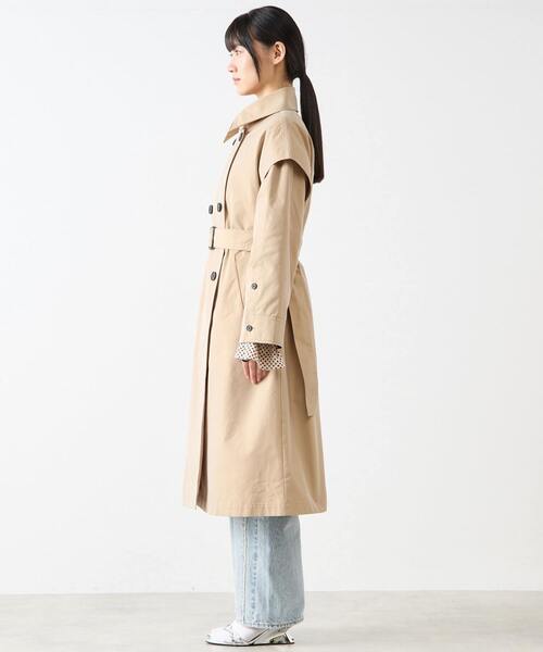 SOFFITTO（ソフィット）の「《定番》シャンブレーツイル3WAYコート（その他アウター・レディース・ベージュ系その他/ブルー系その他・FREE）」の3枚目の写真