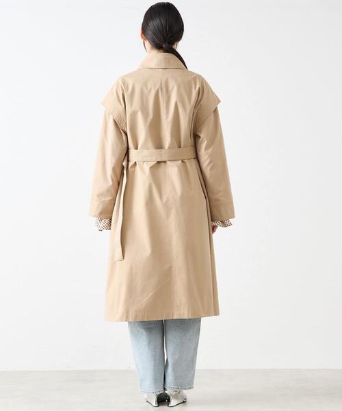 SOFFITTO（ソフィット）の「《定番》シャンブレーツイル3WAYコート（その他アウター・レディース・ベージュ系その他/ブルー系その他・FREE）」の4枚目の写真