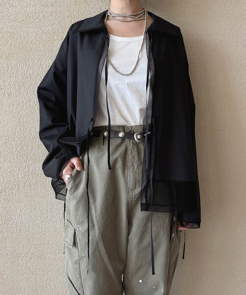 JOURNAL STANDARD LUXE（ジャーナルスタンダード　ラックス）の「【Anna's CLOSET】ブラウス（シャツ/ブラウス・レディース・ブラック/ホワイト・FREE）」の3枚目の写真