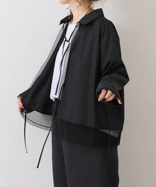 JOURNAL STANDARD LUXE（ジャーナルスタンダード　ラックス）の「【Anna's CLOSET】ブラウス（シャツ/ブラウス・レディース・ブラック/ホワイト・FREE）」の7枚目の写真