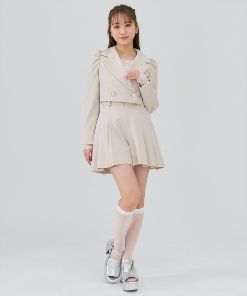 REDYAZEL（レディアゼル）の「【セットアップ可能】プリーツショートパンツ（その他パンツ・レディース・ベージュ/グレー/ブルー・SMALL/MEDIUM）」の21枚目の写真