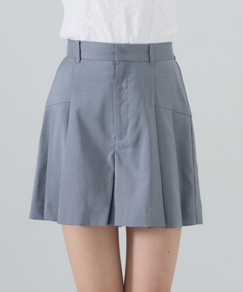 REDYAZEL（レディアゼル）の「【セットアップ可能】プリーツショートパンツ（その他パンツ・レディース・ベージュ/グレー/ブルー・SMALL/MEDIUM）」の12枚目の写真