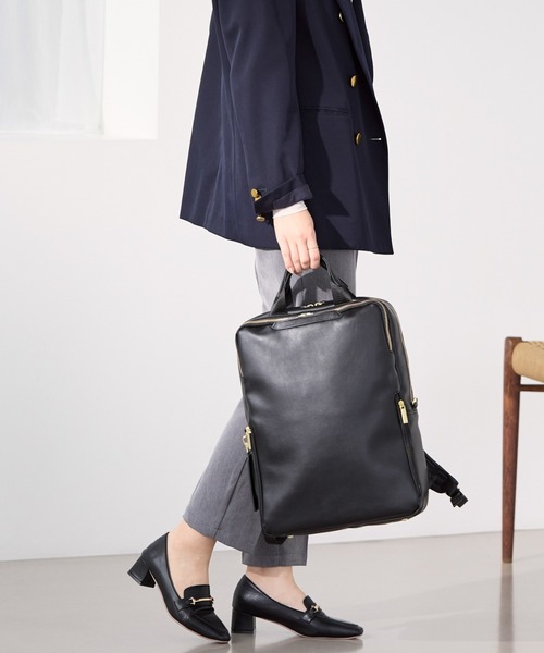 ace. エース フィッテムクラス ブラック A4収納可 ビジネス リュック ace.／エース フィッテム ビジネスリュック エキスパンド機能