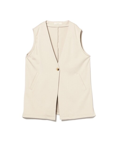 B:MING by BEAMS（ビーミングバイビームス）の「【洗濯可】スムース カット ジレ（S～M）（ベスト・レディース・ホワイト系その他5/チャコールグレー/ブラック・MEDIUM/SMALL）」の14枚目の写真