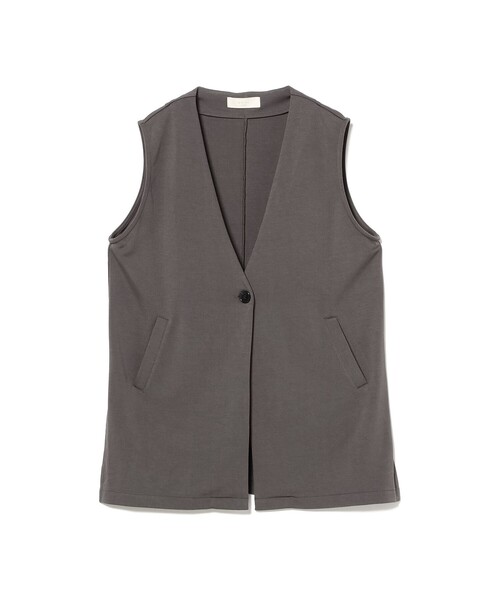 B:MING by BEAMS（ビーミングバイビームス）の「【洗濯可】スムース カット ジレ（S～M）（ベスト・レディース・ホワイト系その他5/チャコールグレー/ブラック・MEDIUM/SMALL）」の17枚目の写真