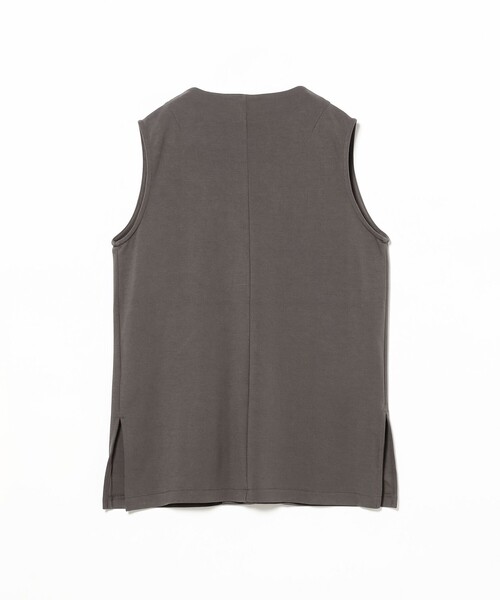 B:MING by BEAMS（ビーミングバイビームス）の「【洗濯可】スムース カット ジレ（S～M）（ベスト・レディース・ホワイト系その他5/チャコールグレー/ブラック・MEDIUM/SMALL）」の21枚目の写真