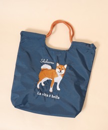 アニマル刺繍コードトート