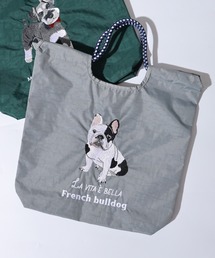 アニマル刺繍コードトート