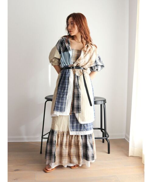 Ungrid（アングリッド）の「ビッグシルエットリメイクチェックシャツ（シャツ/ブラウス・レディース・その他1・FREE）」の12枚目の写真