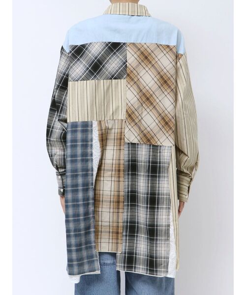 Ungrid（アングリッド）の「ビッグシルエットリメイクチェックシャツ（シャツ/ブラウス・レディース・その他1・FREE）」の8枚目の写真