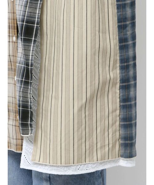 Ungrid（アングリッド）の「ビッグシルエットリメイクチェックシャツ（シャツ/ブラウス・レディース・その他1・FREE）」の5枚目の写真