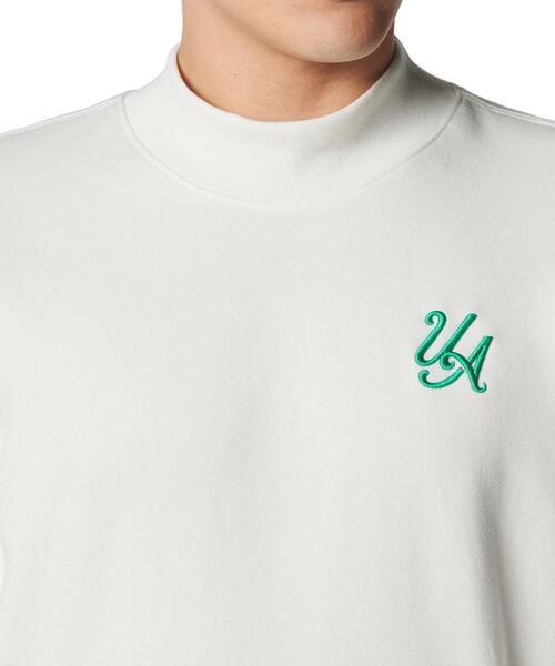UNDER ARMOUR（アンダーアーマー）の「UAテリー アーバン ユニフォーム モック（ライフスタイル/メンズ）（スウェット・メンズ・ホワイト系その他・M/L/2XL/XL/3XL/S）」の11枚目の写真