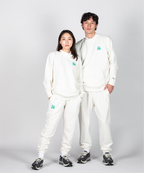 UNDER ARMOUR（アンダーアーマー）の「UAテリー アーバン ユニフォーム モック（ライフスタイル/メンズ）（スウェット・メンズ・ホワイト系その他・M/L/2XL/XL/3XL/S）」の4枚目の写真