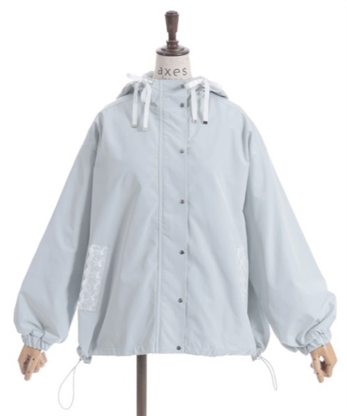 axes femme（アクシーズファム）の「撥水加工マウンテンパーカー（マウンテンパーカー・レディース・ミント/ブラック/ピンク・FREE）」の12枚目の写真